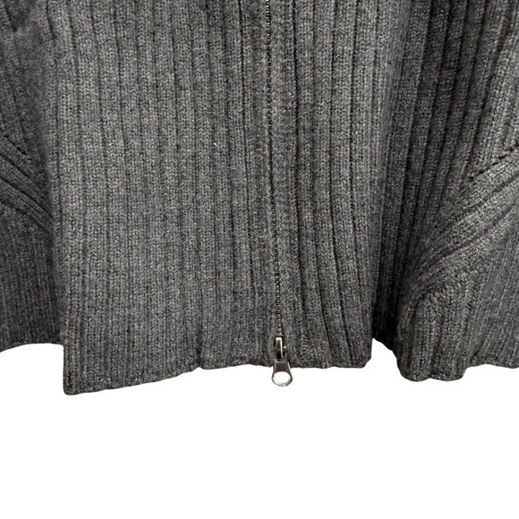 Wild Fable Women's Gray Cropped Zipped Long Sleeve Sweater - Size 1X - NWT - Picture 6 of 9